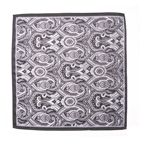 Pocket Squares - Black and grey graphique