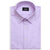 Shirt - Pora Herringbone with purple check contrast