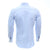 Shirt - Plain blue with blue contrast