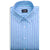 Shirt - Blue turquoise stripes