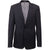 Business Suit - Royal black striped