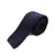 Neck Tie -Knitted plain dark blue