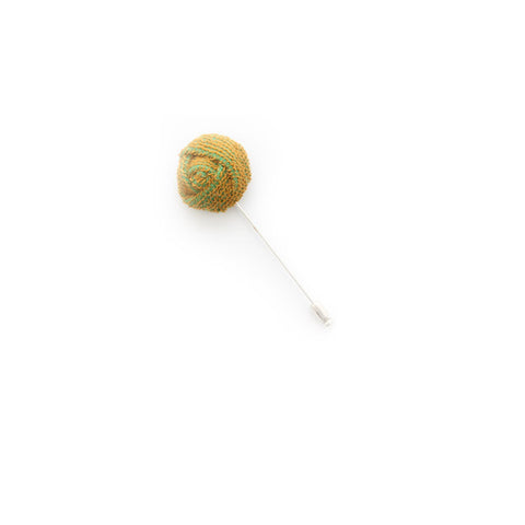 Lapel Pin - Dark Yellow Ball