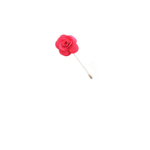 Lapel Pin - Bright Pink Flower