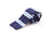 Neck Tie - Knitted blue with white stripes