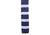 Neck Tie - Knitted blue with white stripes
