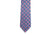 Neck Tie - Bright blue with floral prints