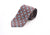 Neck Tie - Silky Bright brown with floral prints