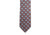 Neck Tie - Silky Bright brown with floral prints